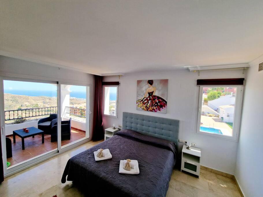 Las Palmeras Seaviews Mijas Esterno foto